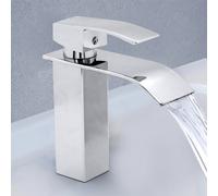 Jiubiaz Robinet haute pression Mitigeur lavabo laiton Salle de bain Mitigeur monocommande Évier