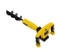 jiumxliu Tarière sans fil pour poteaux de terre, foret de clôture pour le jardinage, tarière électrique 20 V pour poteaux, foret hélicoïdal de jardin pour creuser rapidement