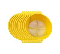 Jiuvaso 10 Pièces Filtre à Peinture Passoire Réutilisable Tamis Filet Entonnoir Manuel Facile à Entretenir et Transporter Équipement Léger Efficace Convient P, L