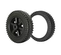 Jiuvaso 2 Pièces Roue de Barbecue Roue de Chariot Remplacement Résistante Support Poids Fort Couvercle Inclus Montage Simple Adaptée Au Jardin Camping, Style b