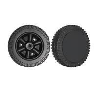Jiuvaso 2 Pièces Roue de Barbecue Roue de Chariot Remplacement Résistante Support Poids Fort Couvercle Inclus Montage Simple Adaptée Au Jardin Camping, style c