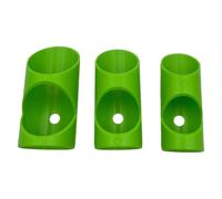 Jiuvaso 3 Pièces Coupe-tube Mousse Support Découpe Polypropylène Fixation Professionnelle Angle 45 Degrés Utilisable à La Maison Industries Lieux Co, Green L
