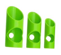 Jiuvaso 3 Pièces Coupe-tube Mousse Support Découpe Polypropylène Fixation Professionnelle Angle 45 Degrés Utilisable à La Maison Industries Lieux Co, Green S