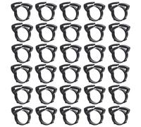 Jiuvaso 30 Pièces Raccord Tuyau Jardin Adaptateur Irrigation Attache Serrage Clip Fixation Tube Prise en PP Usage pour Maisons Jardins Pelouses, Dia 1.6 Cm
