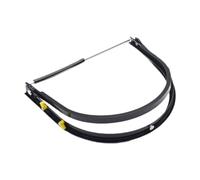 Jiuvaso Adaptateur de Visière pour Casque de Chantier à Bord Intégral : Remplacement Direct, Installation Facile, Fixation Métallique, Support pour écran Faci