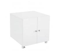 Jiuvaso Armoire de Rangement en Acier Cabinet de Bureau Meuble de Stockage Base Mobile avec Compactes Surface Lisse Finition Professionnelle Convient aux, Hauteur 600mm Largeur 600mm Profondeur 600mm