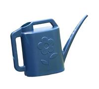Jiuvaso Arrosoir Grande Capacité Arrosoir Moderne Anse Ergonomique Bec Long Facile à Diriger Matériau Solide Conçu pour Jardin Maison Adapté pour Arrosage Fle, Bleu Profond