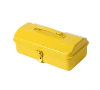 Jiuvaso Boîte à En Métal Portable | Gran Capacité, Boîte à Poignée, Mallte Verrillage, Jaune