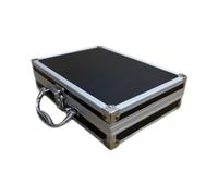 Jiuvaso Boîte de Rangement Portable en Alliage d'Aluminium avec Renforcé Mallette Multifonction Ergonomique Caisse de Transport Rigide Légère Convenant, Style C