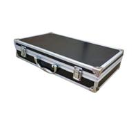 Jiuvaso Boîte de Rangement Portable en Alliage d'Aluminium avec Renforcé Mallette Multifonction Ergonomique Caisse de Transport Rigide Légère Convenant, Style A