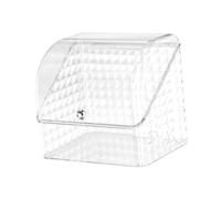 Jiuvaso Boîte Rangement pour cosmétiques, Robuste et décorative, multifonctionnelle, idéale pour -Manger, la Boulangerie ou Le café, Diamant Clair