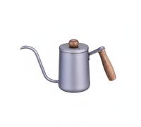 Jiuvaso Bouilloire à Café Cafetière Verseuse Carafe à Bec Col de Cygne pour Extraction Précise Acier Inoxydable 304 Résistant à la Rouille Grande Ouverture, Violet Sablé