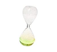 Jiuvaso Bubble Chantant Sablier Horloge à Bulles Liquide Verre Original Artisanat Adapté pour Anniversaires Salon Bureau Cuisine, Vert