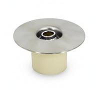 Jiuvaso Buse de Piscine Buse de Retour Raccord d'eau Buse Orientable Jet Réglable INOX Antirouille pour Circulation Efficace et Montage Encastré Adaptée aux Bains à Remous, 1,5 Pouces