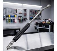 Jiuvaso Buse d'Extension pour Nettoyeur Haute Pression Rallonge Lance Embout Adaptateur INOX 40 Cm Liaison Rapide M14 Prise Confortable avec Gaine Adaptée aux, Orange, 60 Cm