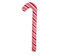Jiuvaso Canne Noël Gonflable En PVC Festif Canne à Sucre Noël Port D'air l'œil pr Rods Hôtels, Rouge