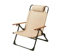 Jiuvaso Chaise Longue Repose-Tête Légère | Pliable, Fauteuil Camping Repose-Tête, Réglable, pr Bureau,