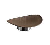 Jiuvaso Corbeille Décorative pr Finition Aspect Bois Marron, Corbeille à, Socle édestal Surélevé, Vaisselle, pr Cuisine, Table Basse