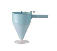 Jiuvaso Entonnoir Mesureur En Plastique Base Stable Distributeur Liquide Mécanisme Métallique Multifonction Distributeur Manuel Pâte, Bleu