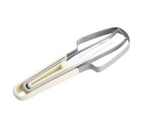 Jiuvaso Fourchette Pastèque Trancheuse Coupefruits Outil de Découpe Multifonction Acier Inoxydable Pratique pour Cuisine Maison Fête, beige