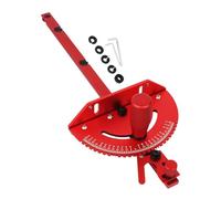 Jiuvaso Guide D'Onglet Table pour Sciage Structure Légère Aluminium Blocage Rapide Compatibilité Large Convient pour Menuiserie Ateliers Découpe, ROUGE