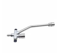 Jiuvaso Lance d'Extension Nettoyeur Haute Pression Rallonge Adaptateur 1/4 Pouce en Acier Inox et Aluminium Accessoire Résistant Jusqu’à 4000 Psi pour, Commutateur 2-En-1