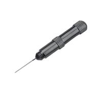 Jiuvaso Lime Miniature Modélisme Aiguilles Outil Précision Métal Alliage Embout Protégé Prise Confortable Convient Modélisme Micro-rainures, Noir 0.7 Mm