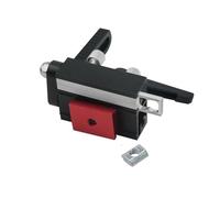 Jiuvaso Miter Track Stop Limiteur Universel Butée Ajustable D'Angle pour Établi Outil Manuel En Alliage D'Aluminium Adapté à Bricolage Atelier, noir