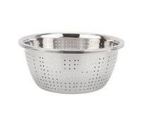 Jiuvaso Paoire En Acier Inoxydable Polyvalent Paoire Perforée Résistant à la Tamis pr Cuisiniers, 24 CM, Passoire