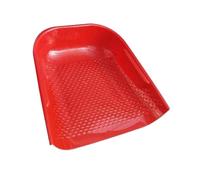 Jiuvaso Pelle à Poussière Pratique et Réutilisable, Outil de Jardinage Renforcé et Fonctionnel, pour Usage Industriel, Agricole, Domestique, Garage et Agricul, Rouge