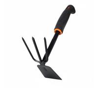 Jiuvaso Pelle de Jardinage Pelle Main Truelle Transplantoir Sarcloir Manche Ergonomique Réduit la Fatigue Contrôle Précis pour Plantations Entretien Sols Adaptée au Jardin Terrasse, Houe Double Usage