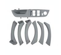 Jiuvaso Poignée Intérieure de Véhicule Adaptée Porte Insert Pièce Automobile Conception Résistante à la Chaleur Montage Facile Adaptée à la Conduite Entretien Intérieur Voiture, Gray, Standard Short