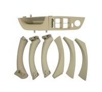 Jiuvaso Poignée Intérieure de Véhicule Adaptée Porte Insert Pièce Automobile Conception Résistante à la Chaleur Montage Facile Adaptée à la Conduite Entretien Intérieur Voiture, Beige, Standard Long
