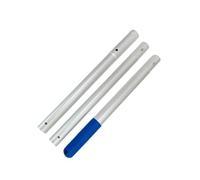 Jiuvaso Pôle de Piscine Ensemble Incluant Manche de Nettoyage Télescopique Barre Connecteur pour Filet Skimmer Manche en Aluminium Léger et Solide Fonction Ex, 3 Sections 110 cm