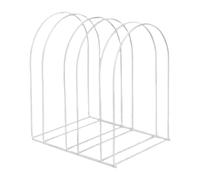 Jiuvaso Porte-chapeau Métal Support Chapeau Présentoir Capuchon Hanger Organisateur Structure Adapté Placard Chambre Salon Taille, Blanc