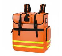 Jiuvaso Porte-lance Incendie Étanche Sac à Tuyau Transport Housse Rangement Matériel avec Bretelles Réglables Confort Renfort Métal Textile Résistant Repérage, Array, Orange