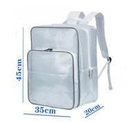 Jiuvaso Sac à Dos Transparent Antistatique Sac Clair Cartable Sac de Sécurité Pvc Translucide pour Repérage Instantané et Entretien Simple Convient aux
