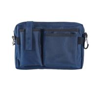 Jiuvaso Sacoche de Taille Outils Pochette Étui Organisateur Trousse à Outils de Ceinture avec Fermeture Éclair et Poches Maintien Sûr à la Taille Adaptée au, Bleu, Version Améliorée