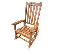 Jiuvaso Siège Suspendu Extérieur Banc Balançoire Balcon Patio Esthétique Classique Lattes Bois de Sapin Accoudoirs Soutenants Chaînes Robustes Repliable