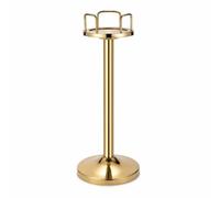 Jiuvaso Support à Vin à Champagne à Glace Porte-seau Boissons Structure Moderne Épurée Fixation Sûre Du Refroidisseur , Or , Modèle Bas