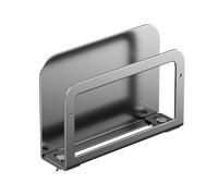 Jiuvaso Support Routeur Mural Étagère Murale Organisateur Câbles Plateau Boîtier Fixation Solide sans Protège Paroi pour Routeurs Box Multiprises Convient à Entrée Salon Bureau, Grand, Gris Fusil