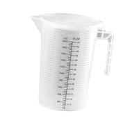 Jiuvaso Tasse à Mesurer avec Couvercle, Ustensiles de Cuisine Légers et Gradués, Récipient Multifonction, 2000ml
