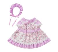Jiuvaso Tenue pour Figurine D'oie, Accessoire Décoratif pour Porche D'été, Vêtements avec Chapeau, En Polyester, Convient pour Le Jardin, La Maison, L, Rose