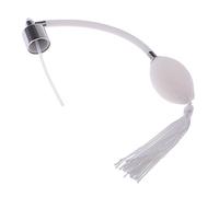 Jiuvaso Tube Vaporisateur Bouteille Parfum Tube Long à Bille Vintage Matériau Plastique Fonction Recharge Parfum Adapté pour Salle de Bain, Blanc