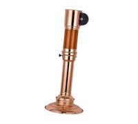 Jiuvaso Tuyau D'Échappement Extensible Conduit D'Aération Pipe D'Extraction D'Air Cheminée Barbecue En Acier Inoxydable Fonction Ventilation avec Vanne Convie, Cuivre
