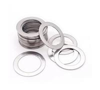 jiuxinyun Rondelle plate en acier inoxydable, 20 pièces, 0.1mm 0.2mm 0.3mm 0.5mm 1mm, joint ultra-fin, cale fine M14 M15 M16 M17 M18(15x21x1mm)
