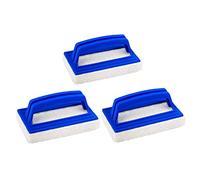 jiuzcare Brosse Piscine Eponge Piscine Nettoyage Piscine Ligne d'eau paroi Mur (Eponge absorbante poignée Nettoyage Manuel Lot de 3)