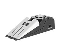 Jiwyunlu Butée De Porte Alarme - Outils De Sécurité D'alerte D'entrée De Cale Portable - Alarme De Butée De Porte À Sensibilité Réglable avec Sirène 120 DB, pour Maison, Appartement, Bureaux, Hôtel