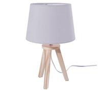 JJA 127252B Lampe 3 pieds en bois 32 x 18 cm