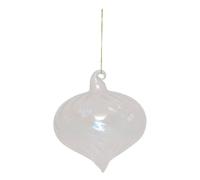 Jja Boule de noël en Verre Goutte 8 cm